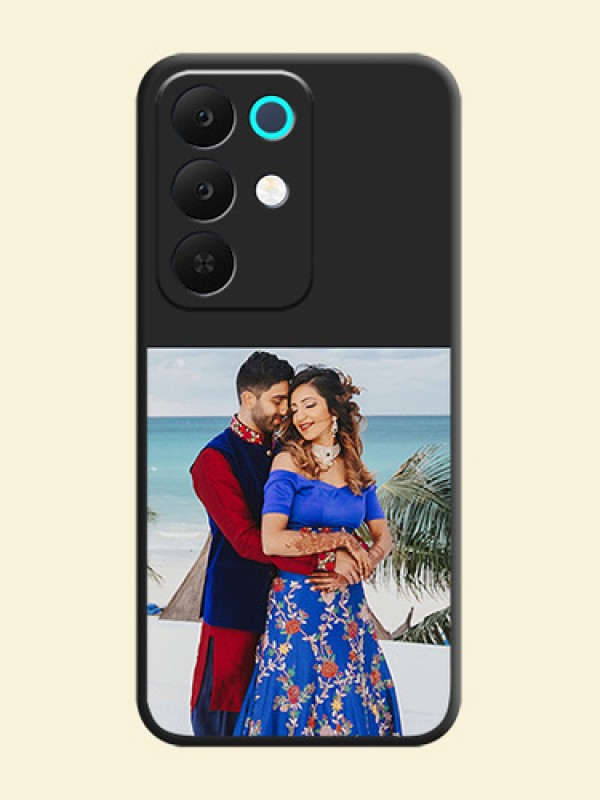 Image Upload With Space Black Color On Custom Soft Matte Mobile Back Cover - Realme C85 5G