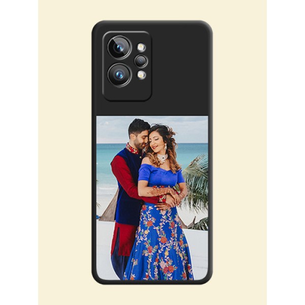 Image Upload With Space Black Color On Custom Soft Matte Mobile Back Cover - Realme Gt 2 Pro 5G Image Upload With Space Black Color On Custom Soft Matte Mobile Back Cover - Realme Gt 2 Pro 5G