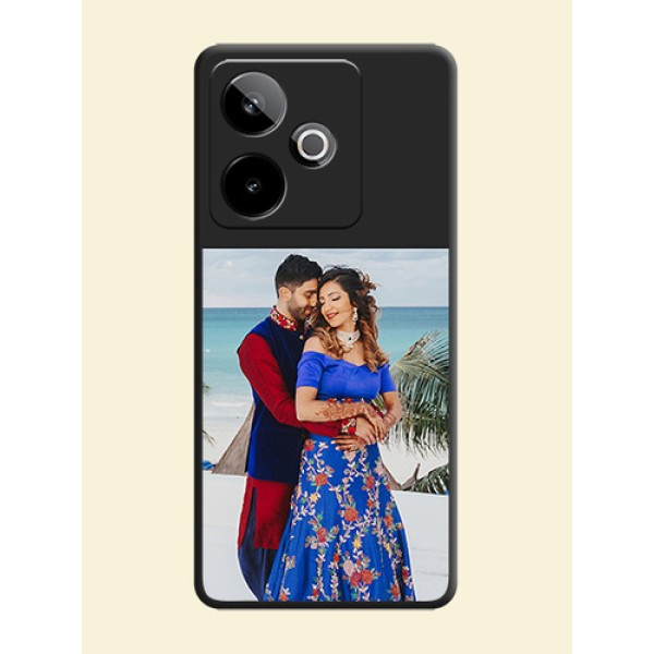 Image Upload With Space Black Color On Custom Soft Matte Mobile Back Cover - Realme Gt 7 5G Image Upload With Space Black Color On Custom Soft Matte Mobile Back Cover - Realme Gt 7 5G