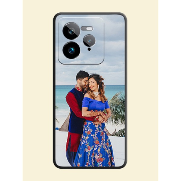 Full Single Pic Upload On Space Black Custom Soft Matte Mobile Back Cover - Realme GT 7 Pro Full Single Pic Upload On Space Black Custom Soft Matte Mobile Back Cover - Realme GT 7 Pro