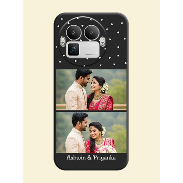 Miniature Love Symbols with Name On Space Black Custom Soft Matte Mobile Back Cover - Realme GT 8 Pro Miniature Love Symbols with Name On Space Black Custom Soft Matte Mobile Back Cover - Realme GT 8 Pro