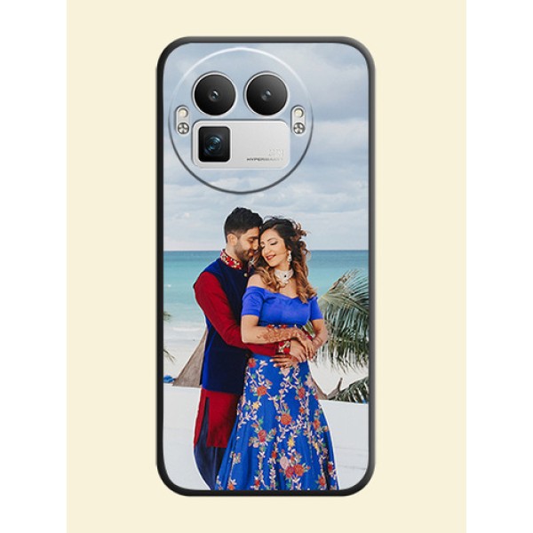 Full Single Pic Upload On Space Black Custom Soft Matte Mobile Back Cover - Realme GT 8 Pro Full Single Pic Upload On Space Black Custom Soft Matte Mobile Back Cover - Realme GT 8 Pro