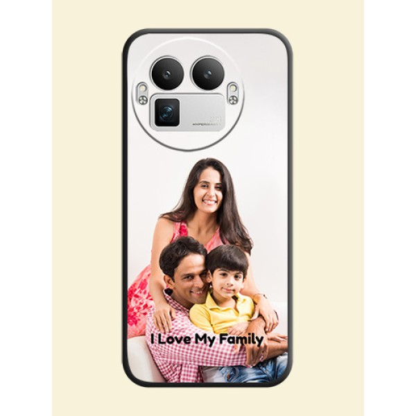 Full Single Pic Upload With Text On Space Black Custom Soft Matte Mobile Back Cover - Realme GT 8 Pro Full Single Pic Upload With Text On Space Black Custom Soft Matte Mobile Back Cover - Realme GT 8 Pro