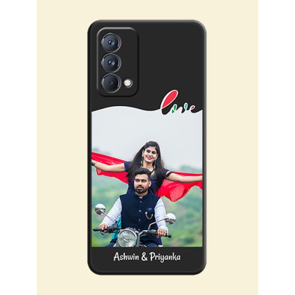 Fall in Love Pattern with Picture on Photo on Space Black Soft Matte Mobile Case - Realme GT Master Fall in Love Pattern with Picture on Photo on Space Black Soft Matte Mobile Case - Realme GT Master