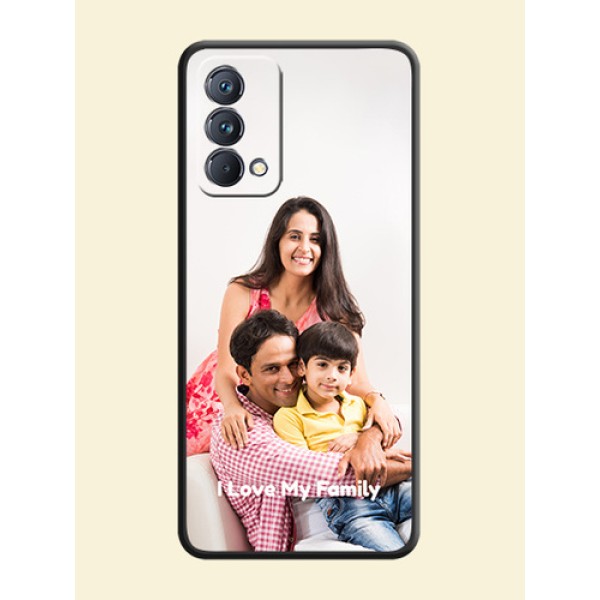 Full Single Pic Upload With Text On Space Black Personalized Soft Matte Phone Covers -Realme Gt Master Full Single Pic Upload With Text On Space Black Personalized Soft Matte Phone Covers -Realme Gt Master