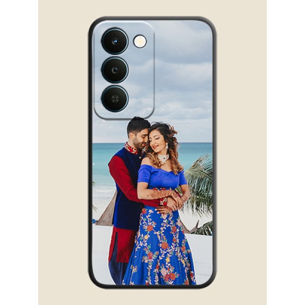 Full Single Pic Upload On Space Black Custom Soft Matte Mobile Back Cover - Realme Narzo 100 Lite 5G Full Single Pic Upload On Space Black Custom Soft Matte Mobile Back Cover - Realme Narzo 100 Lite 5G