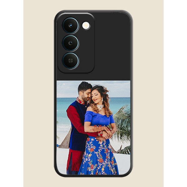 Image Upload With Space Black Color On Custom Soft Matte Mobile Back Cover - Realme Narzo 100 Lite 5G Image Upload With Space Black Color On Custom Soft Matte Mobile Back Cover - Realme Narzo 100 Lite 5G