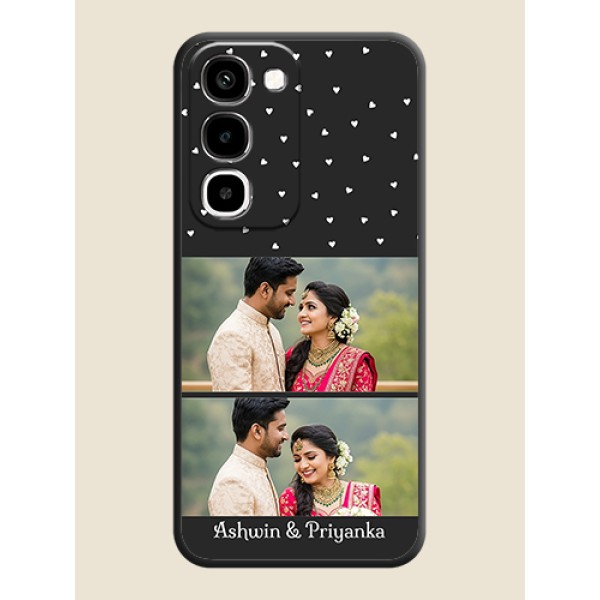 Miniature Love Symbols with Name On Space Black Custom Soft Matte Mobile Back Cover - Realme Narzo 100x 5G Miniature Love Symbols with Name On Space Black Custom Soft Matte Mobile Back Cover - Realme Narzo 100x 5G