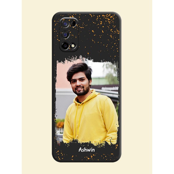 Spray Free Design on Photo on Space Black Soft Matte Phone Cover - Realme Narzo 30 Pro 5G Spray Free Design on Photo on Space Black Soft Matte Phone Cover - Realme Narzo 30 Pro 5G