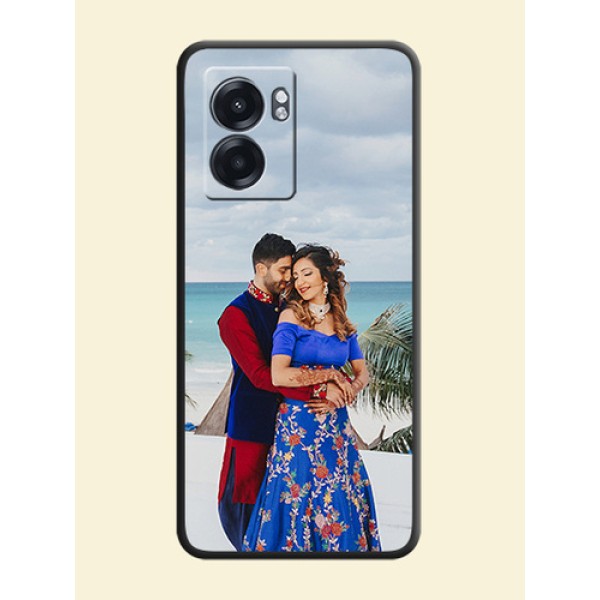 Full Single Pic Upload On Space Black Personalized Soft Matte Phone Covers -Realme Narzo 50 5G Full Single Pic Upload On Space Black Personalized Soft Matte Phone Covers -Realme Narzo 50 5G