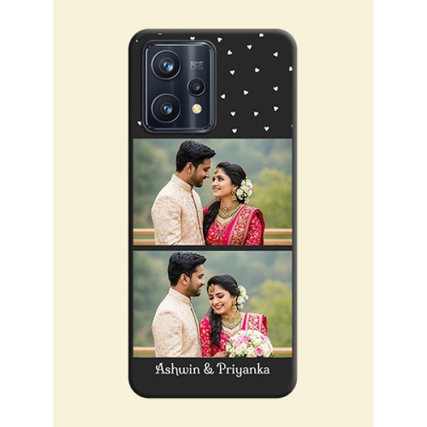 Miniature Love Symbols with Name on Space Black Custom Soft Matte Back Cover - Realme Narzo 50 Pro 5G Miniature Love Symbols with Name on Space Black Custom Soft Matte Back Cover - Realme Narzo 50 Pro 5G