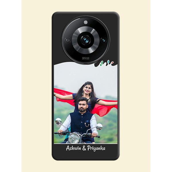 Fall in Love Pattern with Picture - Photo on Space Black Soft Matte Mobile Case - Narzo 60 Pro 5G Fall in Love Pattern with Picture - Photo on Space Black Soft Matte Mobile Case - Narzo 60 Pro 5G
