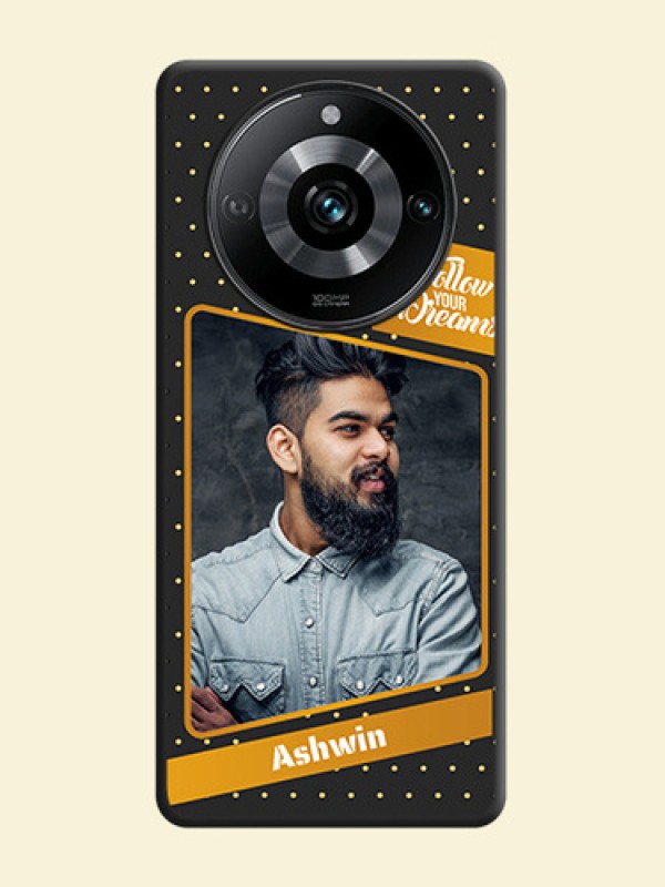 Follow Your Dreams with White Dots on Space Black Custom Soft Matte Phone Cases - Narzo 60 Pro 5G