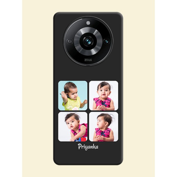 Floral Art with 6 Image Holder - Photo on Space Black Soft Matte Mobile Case - Narzo 60 Pro 5G Floral Art with 6 Image Holder - Photo on Space Black Soft Matte Mobile Case - Narzo 60 Pro 5G