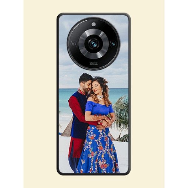 Full Single Pic Upload On Space Black Personalized Soft Matte Phone Covers - Narzo 60 Pro 5G Full Single Pic Upload On Space Black Personalized Soft Matte Phone Covers - Narzo 60 Pro 5G