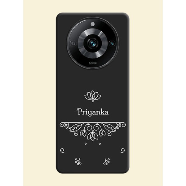 Lotus Garden Custom Text On Space Black Personalized Soft Matte Phone Covers - Narzo 60 Pro 5G Lotus Garden Custom Text On Space Black Personalized Soft Matte Phone Covers - Narzo 60 Pro 5G