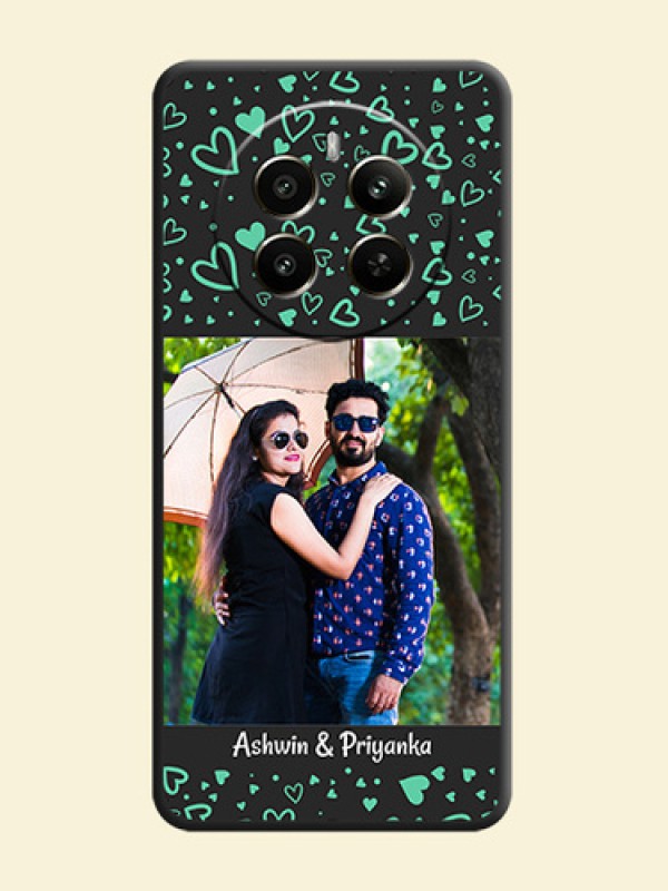 Sea Green Indefinite Love Pattern - Photo on Space Black Soft Matte Mobile Cover - Realme Narzo 70 5G