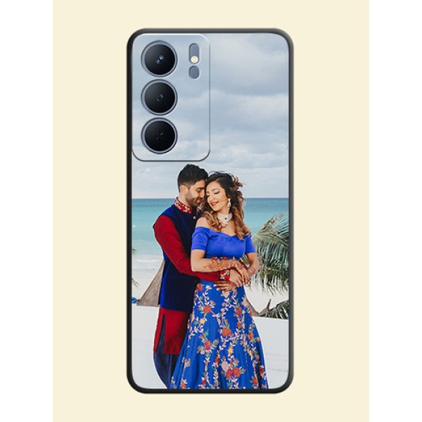 Full Single Pic Upload On Space Black Custom Soft Matte Mobile Back Cover - Narzo 80x 5G Full Single Pic Upload On Space Black Custom Soft Matte Mobile Back Cover - Narzo 80x 5G