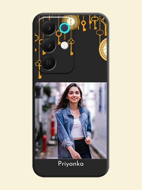 Decorative Design with Text On Space Black Custom Soft Matte Mobile Back Cover - Realme Narzo 90x 5G