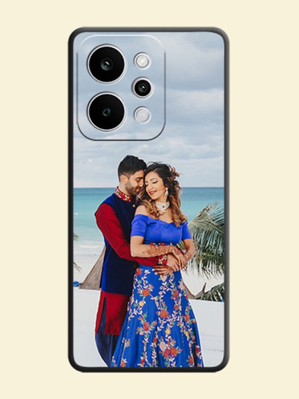 Full Single Pic Upload On Space Black Custom Soft Matte Mobile Back Cover - Realme Narzo Power 5G