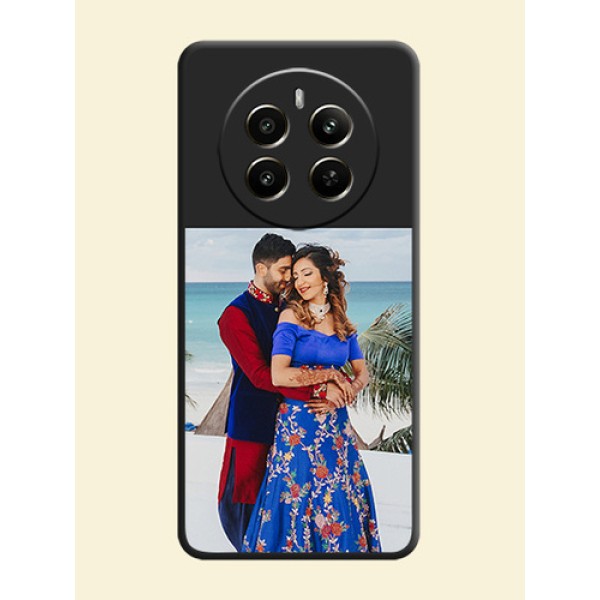 Image Upload With Space Black Color On Custom Soft Matte Mobile Back Cover - Realme P1 5G Image Upload With Space Black Color On Custom Soft Matte Mobile Back Cover - Realme P1 5G