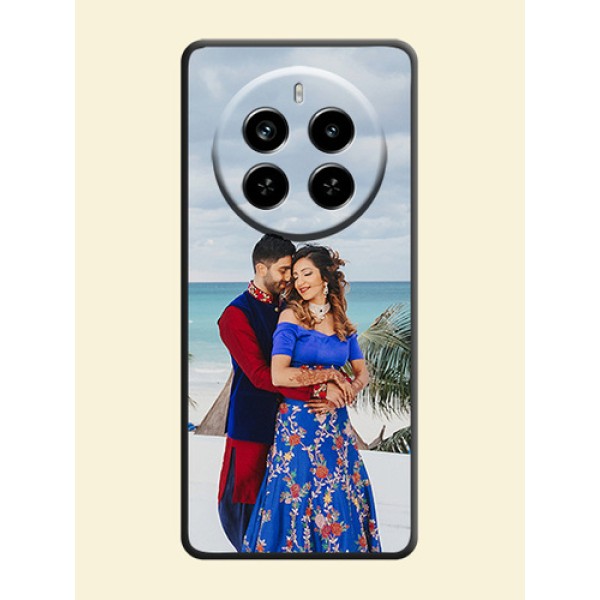 Full Single Pic Upload On Space Black Custom Soft Matte Mobile Back Cover - Realme P1 Pro 5G Full Single Pic Upload On Space Black Custom Soft Matte Mobile Back Cover - Realme P1 Pro 5G