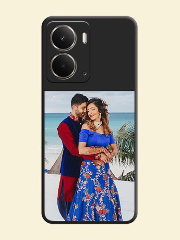 Image Upload With Space Black Color On Custom Soft Matte Mobile Back Cover - Realme P3 5G