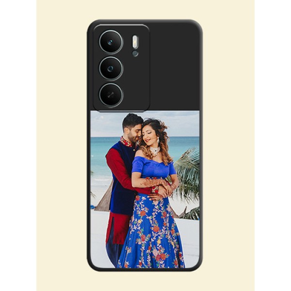 Image Upload With Space Black Color On Custom Soft Matte Mobile Back Cover - Realme P3 Lite 5G Image Upload With Space Black Color On Custom Soft Matte Mobile Back Cover - Realme P3 Lite 5G