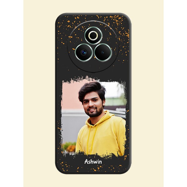 Spray Free Design on Photo On Space Black Custom Soft Matte Mobile Back Cover - Realme P3 Pro 5G Spray Free Design on Photo On Space Black Custom Soft Matte Mobile Back Cover - Realme P3 Pro 5G