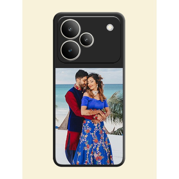 Image Upload With Space Black Color On Custom Soft Matte Mobile Back Cover - Realme P4 5G Image Upload With Space Black Color On Custom Soft Matte Mobile Back Cover - Realme P4 5G