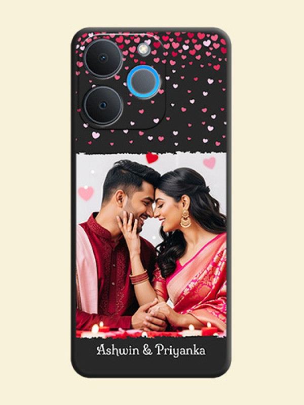 Fall in Love with Your Partner on Photo On Space Black Custom Soft Matte Mobile Back Cover - Realme P4 Lite 4G