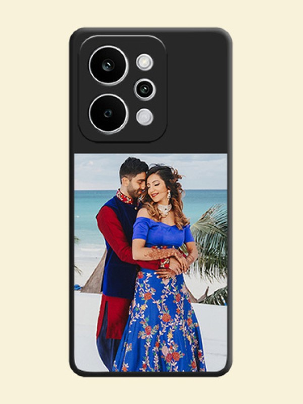 Image Upload With Space Black Color On Custom Soft Matte Mobile Back Cover - Realme P4 Power 5G