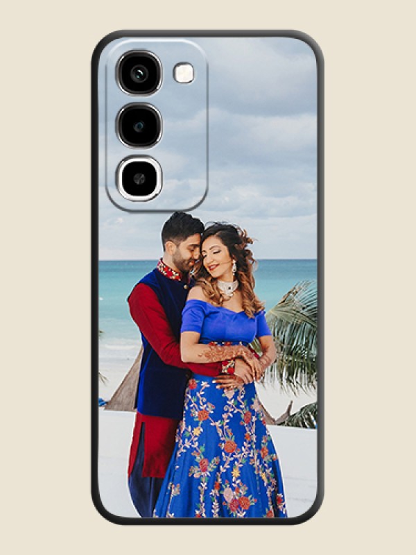 Full Single Pic Upload On Space Black Custom Soft Matte Mobile Back Cover - Realme P4R 5G