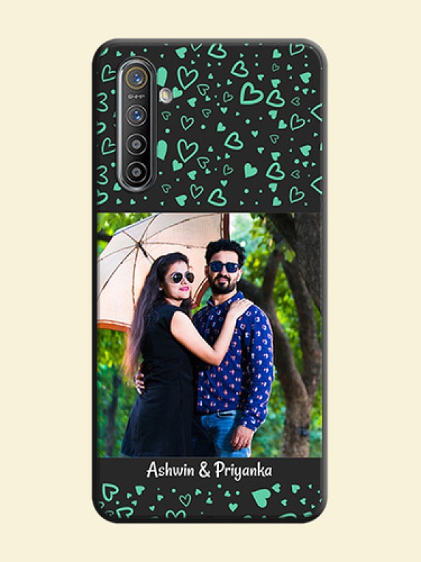 Sea Green Indefinite Love Pattern - Photo on Space Black Soft Matte Mobile Cover - Realme XT