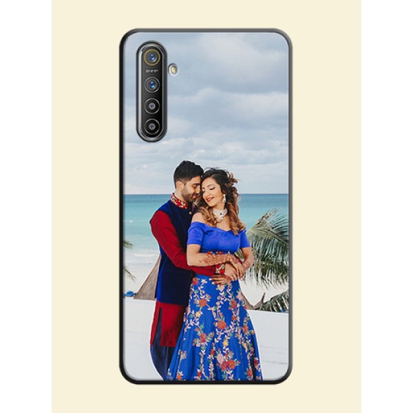 Full Single Pic Upload On Space Black Personalized Soft Matte Phone Covers -Realme Xt Full Single Pic Upload On Space Black Personalized Soft Matte Phone Covers -Realme Xt