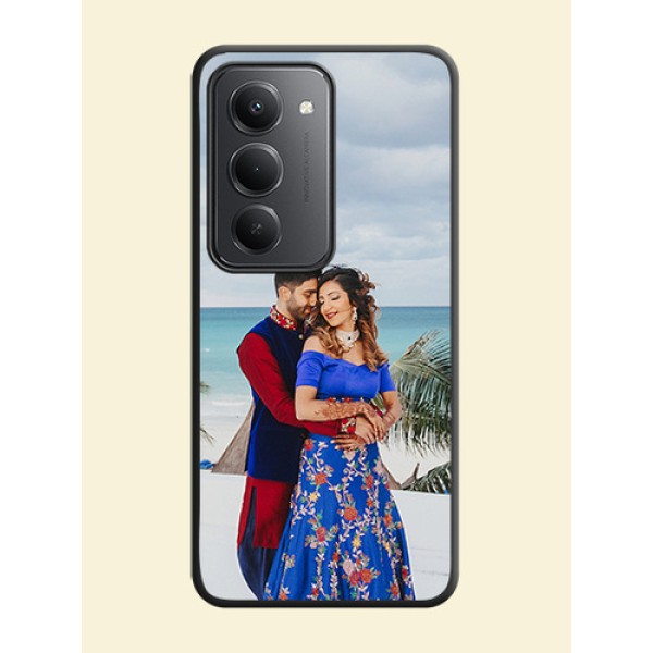 Full Single Pic Upload On Space Black Custom Soft Matte Mobile Back Cover - Redmi 15 5G Full Single Pic Upload On Space Black Custom Soft Matte Mobile Back Cover - Redmi 15 5G
