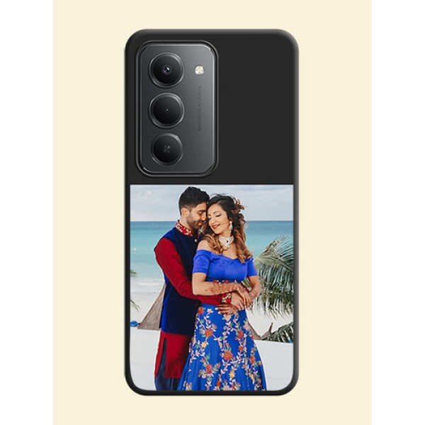 Image Upload With Space Black Color On Custom Soft Matte Mobile Back Cover - Redmi 15 5G Image Upload With Space Black Color On Custom Soft Matte Mobile Back Cover - Redmi 15 5G