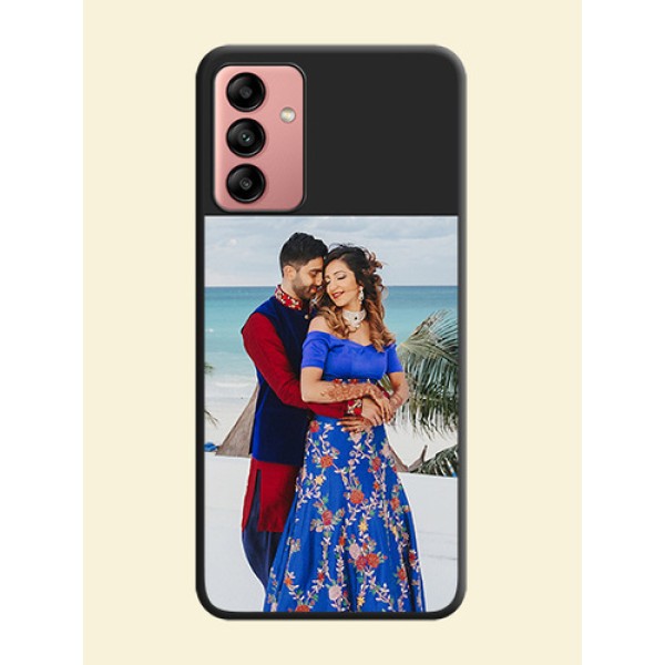 Image Upload With Space Black Color On Custom Soft Matte Mobile Back Cover - Samsung Galaxy A04S Image Upload With Space Black Color On Custom Soft Matte Mobile Back Cover - Samsung Galaxy A04S