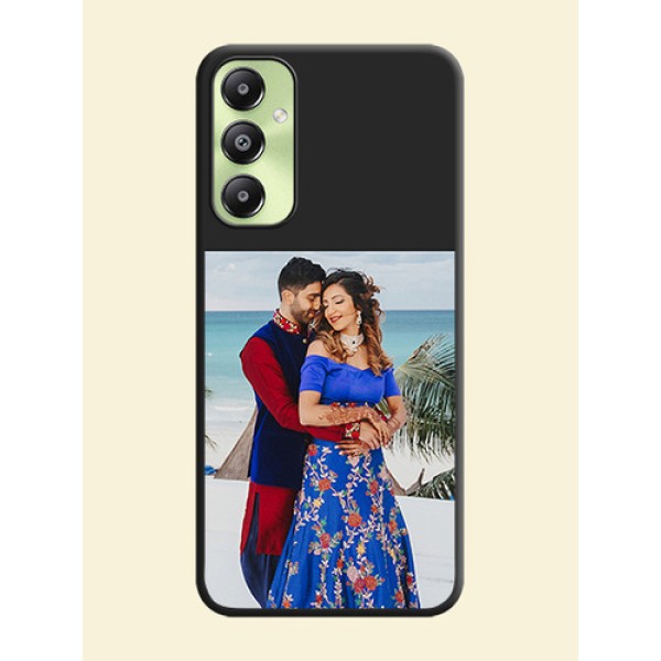 Image Upload With Space Black Color On Custom Soft Matte Mobile Back Cover - Samsung Galaxy A05S Image Upload With Space Black Color On Custom Soft Matte Mobile Back Cover - Samsung Galaxy A05S