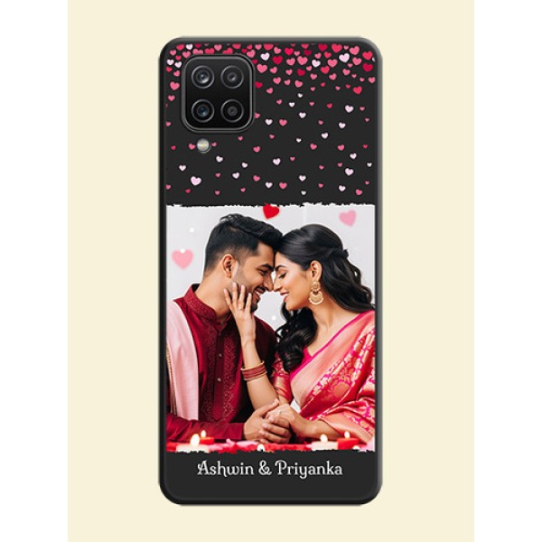 Fall in Love with Your Partner on Photo on Space Black Soft Matte Phone Cover - Galaxy A12 Fall in Love with Your Partner on Photo on Space Black Soft Matte Phone Cover - Galaxy A12