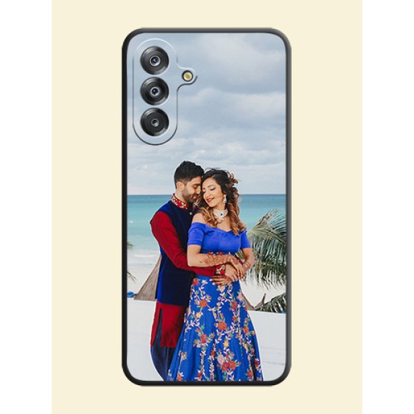Full Single Pic Upload On Space Black Custom Soft Matte Mobile Back Cover - Samsung Galaxy A17 5G Full Single Pic Upload On Space Black Custom Soft Matte Mobile Back Cover - Samsung Galaxy A17 5G