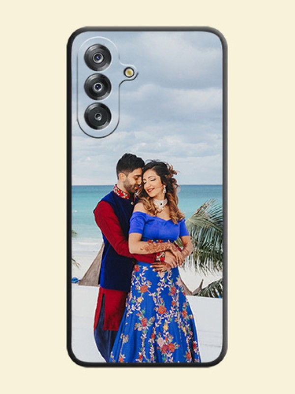 Full Single Pic Upload On Space Black Custom Soft Matte Mobile Back Cover - Samsung Galaxy A17 5G