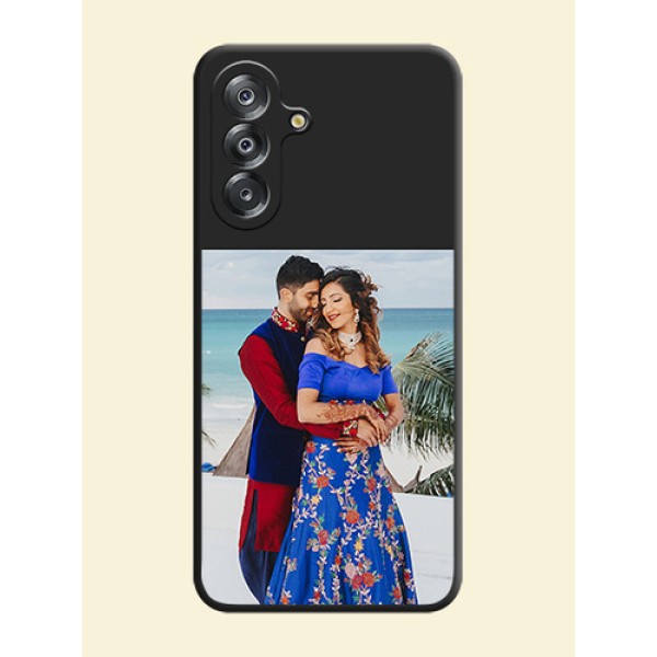 Image Upload With Space Black Color On Custom Soft Matte Mobile Back Cover - Samsung Galaxy A17 5G Image Upload With Space Black Color On Custom Soft Matte Mobile Back Cover - Samsung Galaxy A17 5G