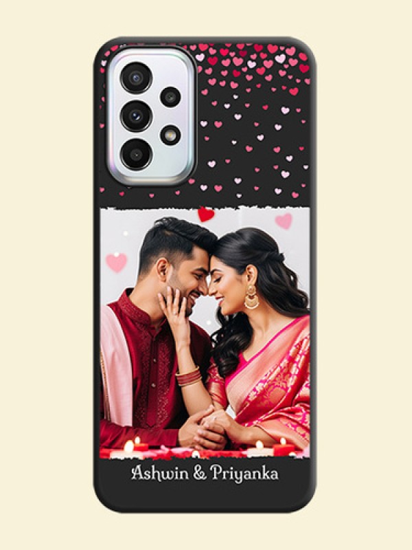 Fall in Love with Your Partner  on Photo on Space Black Soft Matte Phone Cover - Galaxy A23
