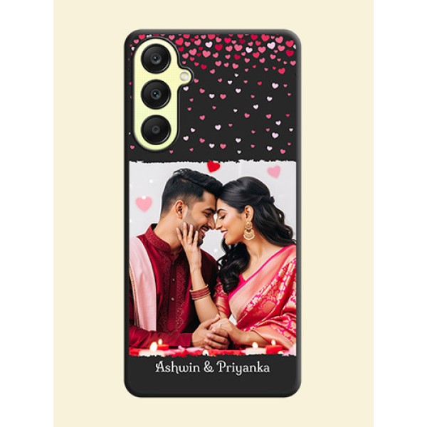 Fall in Love with Your Partner - Photo on Space Black Soft Matte Phone Cover - Galaxy A25 5G Fall in Love with Your Partner - Photo on Space Black Soft Matte Phone Cover - Galaxy A25 5G