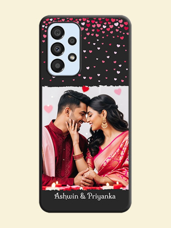 Fall in Love with Your Partner  on Photo on Space Black Soft Matte Phone Cover - Galaxy A33 5G