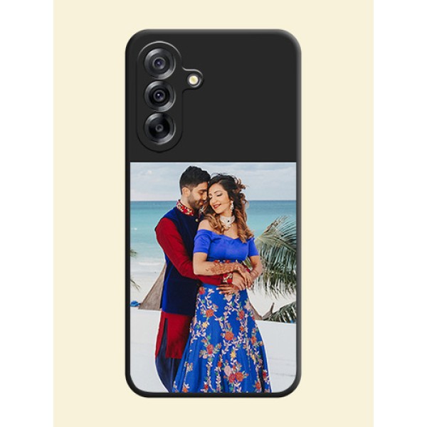 Image Upload With Space Black Color On Custom Soft Matte Mobile Back Cover - Samsung Galaxy A36 5G Image Upload With Space Black Color On Custom Soft Matte Mobile Back Cover - Samsung Galaxy A36 5G