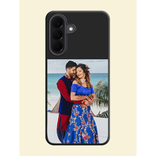 Image Upload With Space Black Color On Custom Soft Matte Mobile Back Cover - Samsung Galaxy A37 5G Image Upload With Space Black Color On Custom Soft Matte Mobile Back Cover - Samsung Galaxy A37 5G