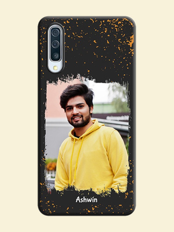 Spray Free Design - Photo on Space Black Soft Matte Phone Cover - Galaxy A50