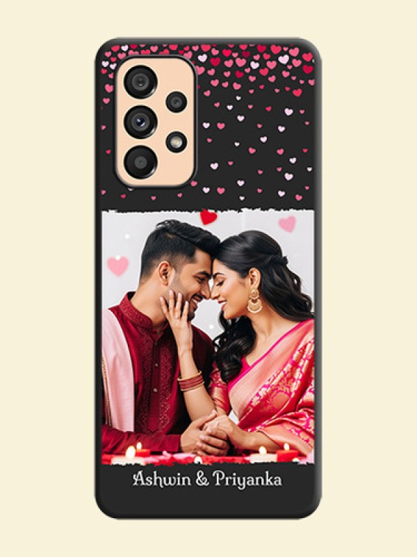 Fall in Love with Your Partner  on Photo on Space Black Soft Matte Phone Cover - Galaxy A53 5G